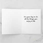 VLIEGENDE HOGE WENSEN VOOR DE VERJAARDAG KAART VAN (Binnen)