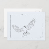 Vliegende hond briefkaart (Voorkant / Achterkant)