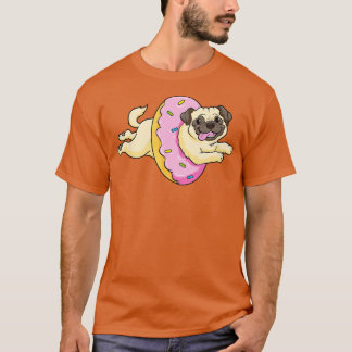 Vliegende hond in een heerlijke donat t-shirt