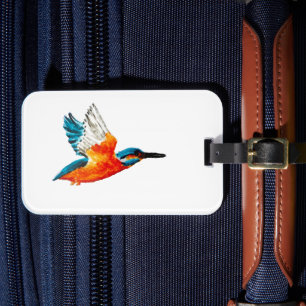 Vliegende hond Kingfisher Bagagelabel
