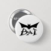 vliegende hond ronde button 5,7 cm (Voorkant /achterkant)