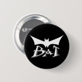 vliegende hond ronde button 5,7 cm (Voorkant /achterkant)