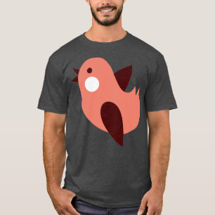 Vliegende hond Rood Birdart T-shirt