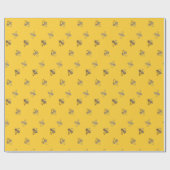  Vliegende Honingbijen Frans Provençaalse Geel Cadeaupapier (Vlak)