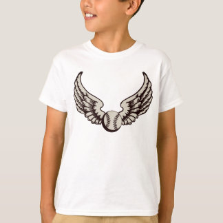 Vliegende honkbal (Ball) voor honkballiefhebbers T-shirt