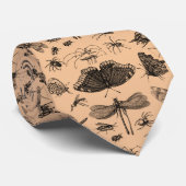 vliegende insecten en keelspieken stropdas (Opgerold)