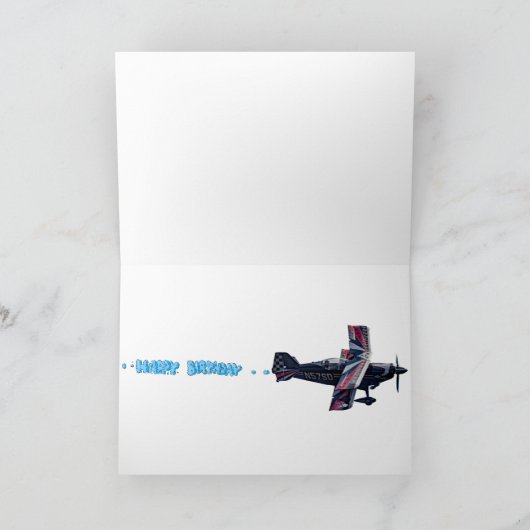 Vliegende jongen kaart (Binnen)