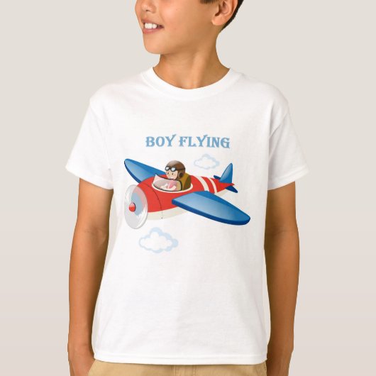 vliegende jongen t-shirt (Voorkant)
