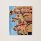 vliegende jongens legpuzzel (Verticaal)