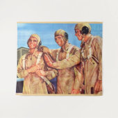 vliegende jongens wandkleed (Voorkant (horizontaal))