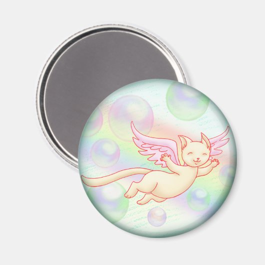 Vliegende Kat magneet (Voorkant / Achterkant)