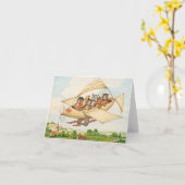 Vliegende katten door Louis Wain Kaart (Gele Bloem)