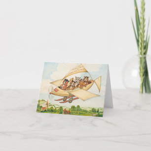 Vliegende katten door Louis Wain Kaart