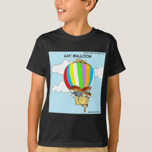 Vliegende Katten Grappige Tekentrickfilm T-shirt