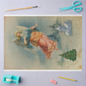 Vliegende kerstengel tissuepapier (Craft)