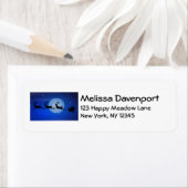 Vliegende Kerstman en zijn herders Etiket (Insitu)