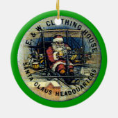 Vliegende kerstman - Ornament (Achterkant)