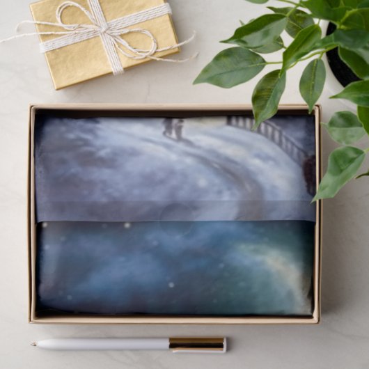 Vliegende kerstman tissuepapier (Geschenk)