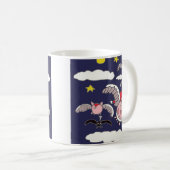 Vliegende Kerstvarken  Koffiemok (Voorkant rechts)