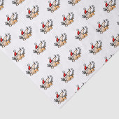 Vliegende Kerstvarken Tissuepapier (Detail)
