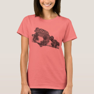 Vliegende kikker, dames Ringer T T-shirt