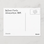 Vliegende kip briefkaart (Achterkant)