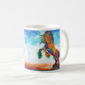 Vliegende kleuren koffiemok (Voorkant rechts)