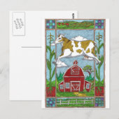 vliegende koe briefkaart (Voorkant / Achterkant)