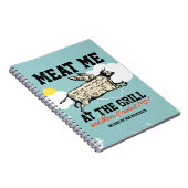 Vliegende koe grillen kookboek recept notitieboek (Rechterzijde)