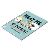 Vliegende koe grillen kookboek recept notitieboek (Linkerzijde)