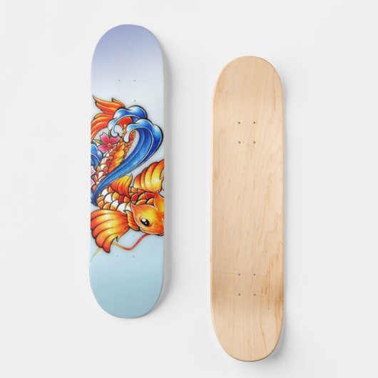 Vliegende Koi Fish Skateboard Pro (Voorkant)