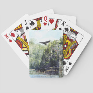 Vliegende Kraai, Zwarte Beer & Totempaal Haida-kun Pokerkaarten