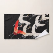 Vliegende kranen: Japanse vogel kimono kunst Bad Handdoek (Handdoek)