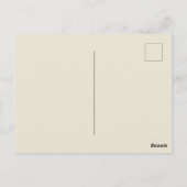 Vliegende kranen: Japanse vogel kimono kunst Briefkaart (Achterkant)