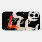 Vliegende kranen: Japanse vogel kimono kunst Case-Mate iPhone Case (Achterkant (horizontaal))