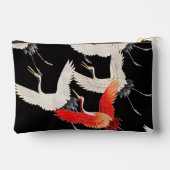 Vliegende kranen: Japanse vogel kimono kunst Etui (Achterkant)