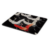 Vliegende kranen: Japanse vogel kimono kunst Snijplank (Hoek)