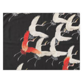 Vliegende kranen: Japanse vogel kimono kunst Tafelkleed (Voorkant (Horizontaal))