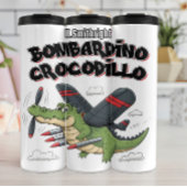 Vliegende krokodil Bombardino Crocodillo Thermosbeker