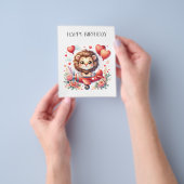 Vliegende Leeuw Verjaardag Flyer (Hand)