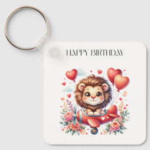 Vliegende Leeuw Verjaardag Sleutelhanger