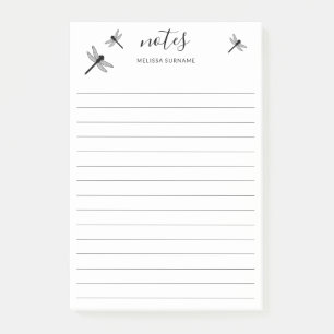Vliegende Libellen & Aangepaste Titel En Naam Geli Post-it® Notes