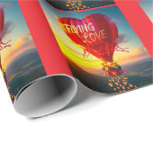 VLIEGENDE LIEFDE DEZE KERST CADEAUPAPIER (Rol Hoek)