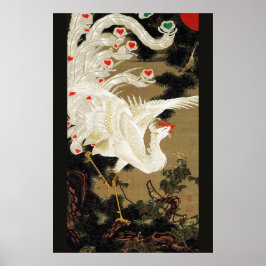 VLIEGENDE LIEFDE FENIX, Veren, Hartjes Valentijnsd Poster
