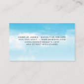 vliegende Logo | hemel Visitekaartje (Achterkant)