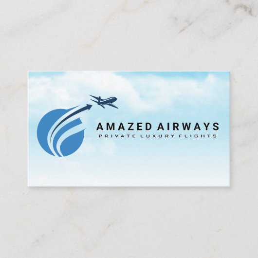 vliegende Logo | hemel Visitekaartje (Voorkant)