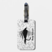 Vliegende luis aan personaliseren bagagelabel (Achterkant verticaal)