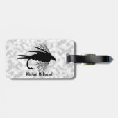 Vliegende luis aan personaliseren bagagelabel (Achterkant horizontaal)