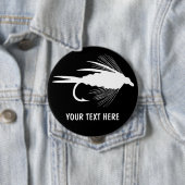 Vliegende luis aan personaliseren ronde button 4,0 cm (In situ)