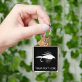 Vliegende luis aan personaliseren sleutelhanger (Hand)